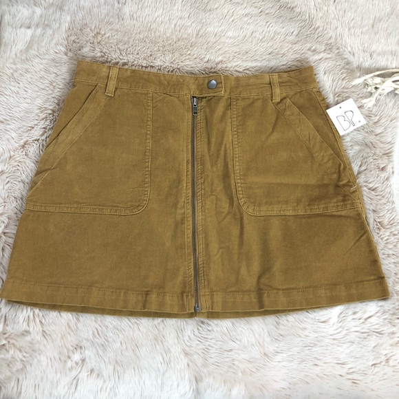 bp Dresses & Skirts - NWT BP tan corduroy a line skirt